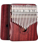 Kalimba Thumb Piano 17 Keys Finger Piano (Wine Red) - £31.80 GBP