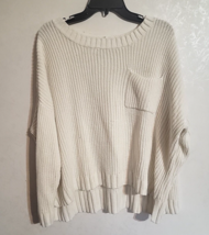 Arizona Women Sweater Chest Pocket sz XXL Cable Knit NEED SWEATER SHAVER - £12.95 GBP