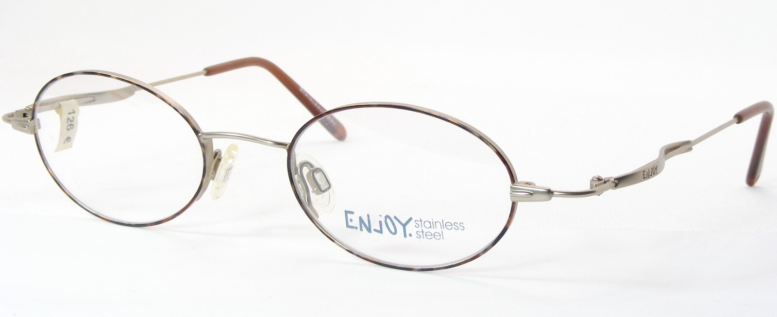 Vintage Enjoy E 1704A Carey/ Pálido Oro Gafas E1704 45-19-135mm - $76.30
