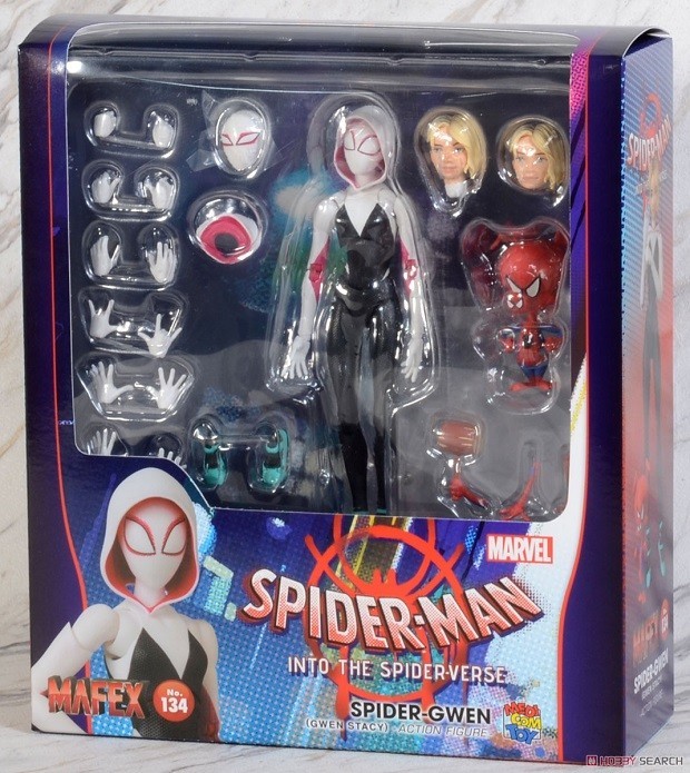 Medicom Toy Mafex 134 Spider-Gwen  Into the Spider-verse Action Figure  - $116.00