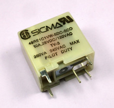 2pcs Sigma Relay 5Vdc Coil, REED, Pilot Duty, 10Amps 28vdc/120vac - $12.75