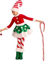 Rubie&#39;s Girl&#39;s Princess Paradise Candy Cane Elf Princess Costume - £69.52 GBP