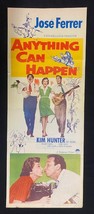 Anything Can Happen Original Insert Movie Poster Jose Ferrer Kim Hunter - £42.15 GBP