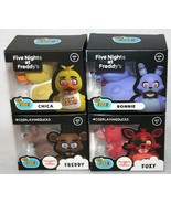 Five Nights At Freddy&#39;s FREDDY Chica FOXY Bonnie Mini Tubbz Cosplaying D... - $36.62