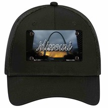 Missouri Gateway Arch State Novelty Black Mesh License Plate Hat - £22.36 GBP