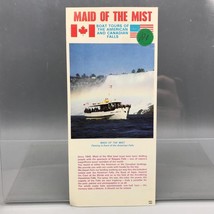 Vintage Niagara Falls Maid oif The Mist Travel Brochure - £25.32 GBP