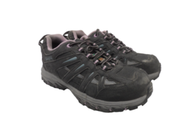 Dakota Women&#39;s Low-Cut Aluminum Toe CP Work Shoes 2003 Black/Purple Size 6M - £37.21 GBP