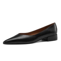 Ed toe comfortable real genuine leather women heels shoes high heels street office work thumb200