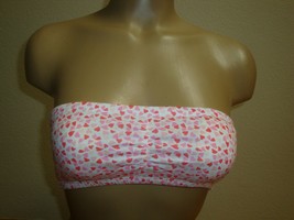 New Style Solutions by Fashion Forms Cotton Bandeau Wire Free Bra Pink H... - $7.91