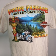 Inside Passage Harley Davidson Ketchikan Alaska Motorcycle T-Shirt Men’s... - £18.96 GBP