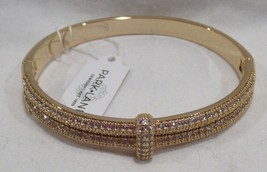 PARK LANE PROSECCO Bracelet 2 1/2&quot; diameter Gold Reversible hinge closure - £100.84 GBP