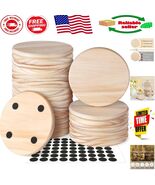24  Pine Coasters - 4-Inch Unfinished for Laser Engraving &amp; Painting - $738.34 MXN