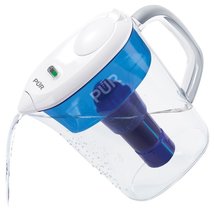 PUR Ultimate Filtration Water Filter Pitcher, 7 Cup, Clear/Blue - £42.07 GBP