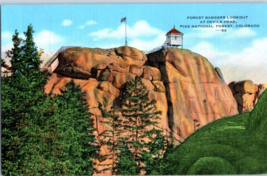 Forest Rangers Lookout At Devils Head Pike National Forest Colorado Post... - £11.83 GBP