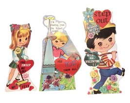 Valentines Day Lot Of 3 Vintage Cards “Sweep Me Off Feet”, Steeple, &amp; St... - $174.15 MXN