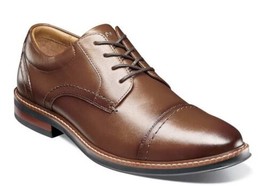 Nunn Bush Westfield CT Oxford Homme Cuir Cognac Marron Robe Chaussures Size 10.5 - £19.21 GBP