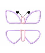 Butterfly Split Machine Embroidery Applique Designs - $75.58 MXN