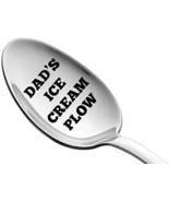 Engraved Ice Cream Spoon &#39;Dad‘s Ice Cream Plow&#39; Father&#39;s Day Who Adore I... - €10,99 EUR