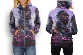 Travis Scott Utopia   All Over Print Zipper Hoodie for Women - £22.29 GBP