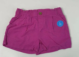 Carter’s Kids girls NWT size 6/6X pink easy pull on Linen shorts F12 - £8.33 GBP