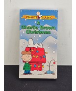 Peanuts Classic A Charlie Brown Christmas 1994 Snoopy VHS Sealed Brand New - $91.72 MXN
