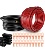 1/0 Gauge Wire(20Ft Each - Red/Black) Copper Clad Aluminum CCA - Primary... - $81.24