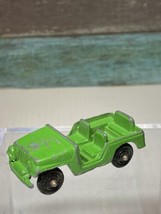 Tootsie Toy Car Jeep Vehicle Truck Diecast Metal Green Vintage Collectible - £3.13 GBP