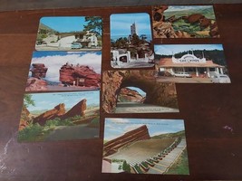 Colorado Landscape Landmark Scenic Vintage Postcards Cave of Winds Red R... - $14.00