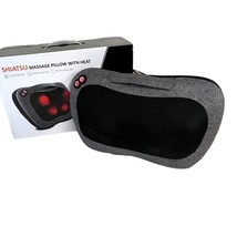 Shiatsu Neck and Back Massager with Heat - Deep Tissue Kneading Massage ... - $44.99