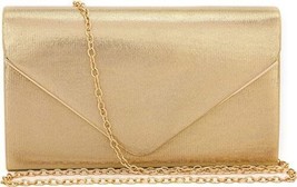 Clutch Purse Evening Bag Gold Clutch Handbag for Prom Party Wedding NEW - £17.17 GBP