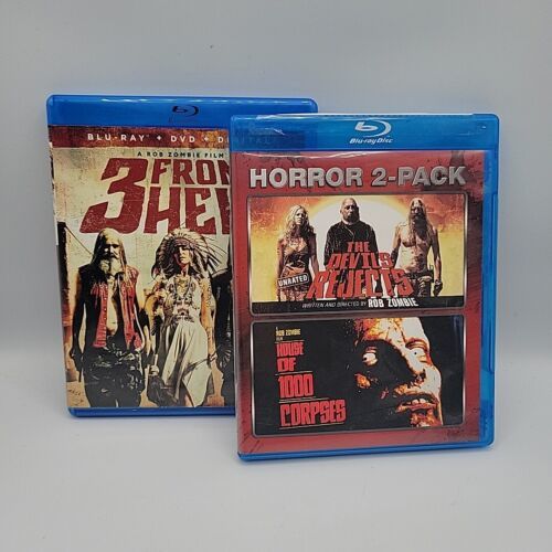 Primary image for Lot 3 Rob Zombie Blu-Ray The Devil’s Rejects & House Of 1000 Corpses Lords Salem