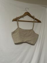 Crop Top Tan/Brown Unbranded Women’s Large Summer Spring Attire. New Nev... - $11.88