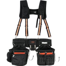 VEVOR Tool Belt with Suspenders 1680D Polyester, 29 Pockets, 29-54 inches Adjust - €102,34 EUR