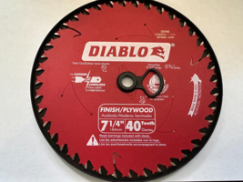 Diablo 7-1/4 Saw Blade 40 Teeth D0740 Brand New - £10.92 GBP