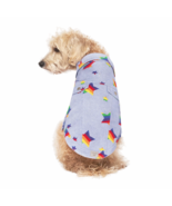 NWT Canada Pooch Rainbow Star Denim Vest Blue Jean Jacket Dog Coat Pride... - £27.88 GBP
