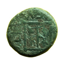 Ancient Greek Coin Maroneia Thrace AE12mm Horse parcing / Grape Vine 00785 - $21.59