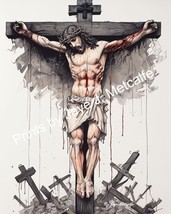 Christian art prints JESUS -   8&quot; x 10&quot; ready to be framed - €16,95 EUR