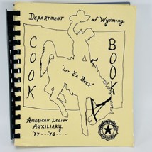 Wyoming Cookbook American Legion Auxiliary Department 1977 1978 WY Spira... - £14.66 GBP