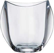 Oval Vase, Barski, European Glass, Crystalline, Made In Europe, 9" High. - $150.95