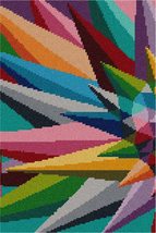 Pepita Needlepoint kit: Petals in Color, 8&quot; x 12&quot; - £67.39 GBP+