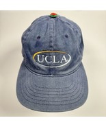 UCLA Bruins Blue Corduroy Hat Cap StrapBack Made In USA Cali Headwear Vtg - $376.14 MXN