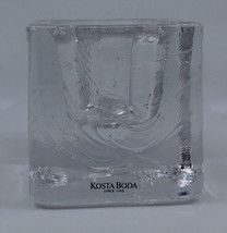 Kosta Boda Cube Square Votivo Tea Light Glass Candle Holder Swedish Scan... - £34.16 GBP