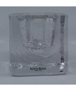 Kosta Boda Cube Square Votivo Tea Light Glass Candle Holder Swedish Scan... - $43.41