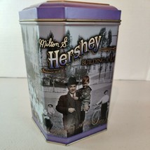 Vtg 1996 HERSHEY, Tin Can, Building A Legacy Canister Series #3, USA 6&quot; X 4&quot; - £7.86 GBP