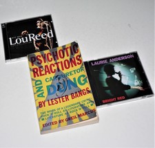 Lou Reed / Laurie Anderson / Lester Bangs ~ 2x Cd &amp; P/B Book ~ Psychotic Red Nyc - £14.66 GBP