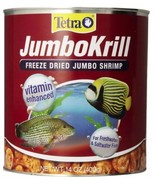 Tetra JumboKrill Freeze-Dried Jumbo Shrimp 14 Ounces, Natural Shrimp Tre... - $89.64 CAD
