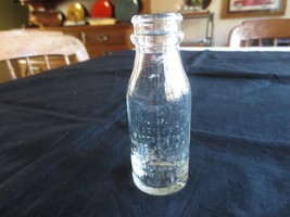 Vintage Edison Battery Oil Clear Glass Bottle - 4-1/4&quot; Tall - Usa - £4.58 GBP