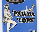 Pyjama Tops Program Whitehall London England 1970 Bob Grant Caroline Dudley - $15.84