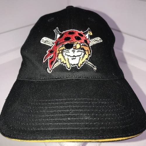 Lynchburg Hillcats Pirates 105.9 WLNI Snapback Hat Black Twill Cap Pirat... - $11.83