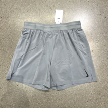 Nike Men Dri-Fit Yoga 2-in-1 Training Shorts DC5320-068 Particle Grey Si... - $39.95